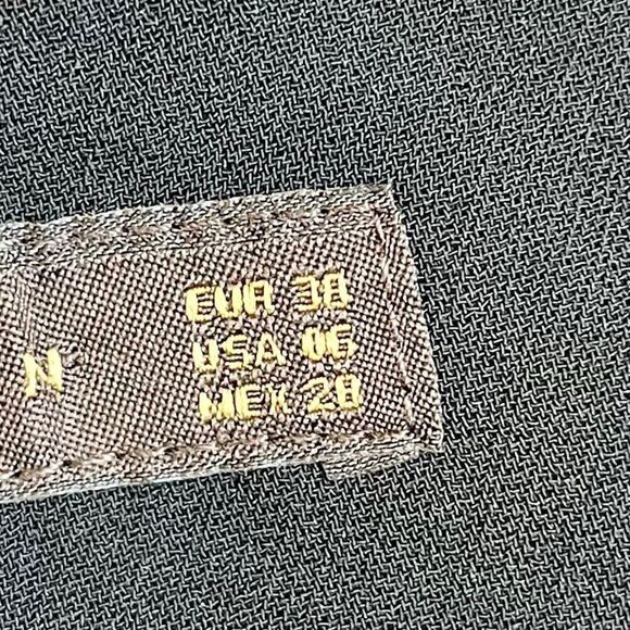 Zara Women Pleated Wide Leg Pants with Belt Loops 6 - Picture 7 of 10